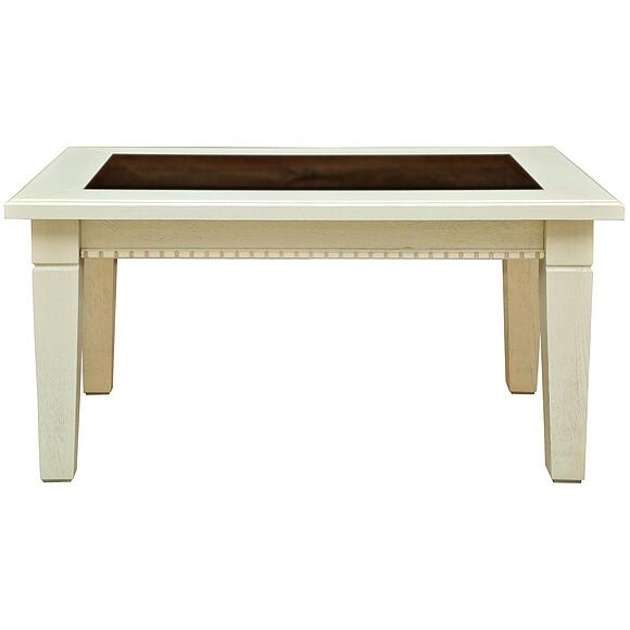 Стол журнальный «Верди» П4.487.0.03 (108.03), Материал: массив дуба, Цвет: Слоновая кость