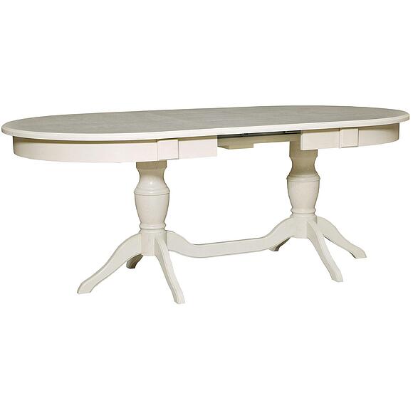 Стол обеденный «Верди» П4.487.4.13 (П106.06-01), Материал: массив дуба, Цвет: Слоновая кость