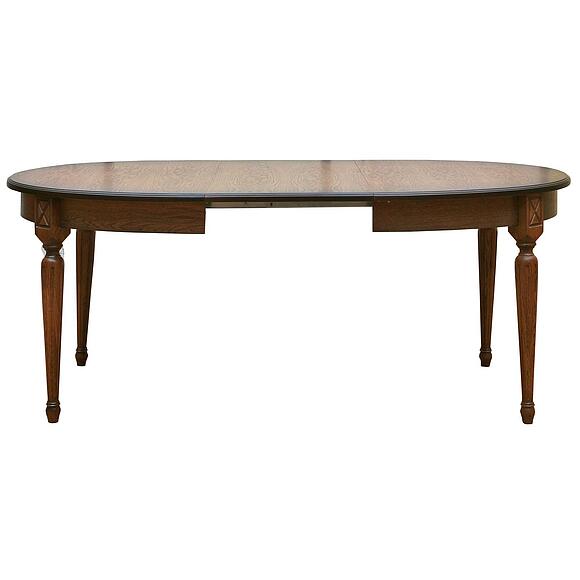 Стол «Верди» П4.487.4.01 (313.01), Материал: массив дуба, Цвет: Дуб рустикаль с патинированием