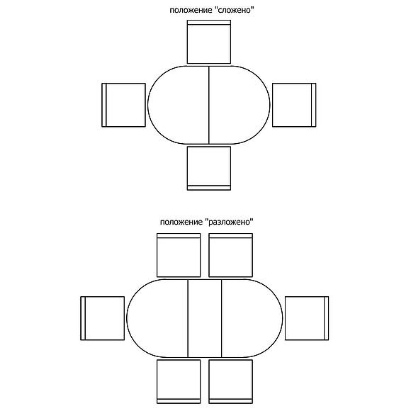 Стол «Верди» П4.487.4.01 (313.01), Материал: массив дуба, Цвет: Дуб рустикаль с патинированием