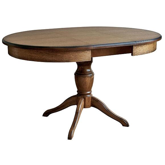 Стол «Верди» П4.487.4.03 (317.01), Материал: массив дуба, Цвет: Дуб рустикаль с патинированием