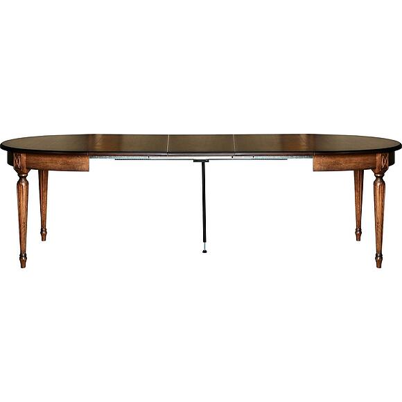 Стол обеденный «Верди» П4.487.4.07 (П323.01), Материал: массив дуба, Цвет: Дуб рустикаль с патинированием