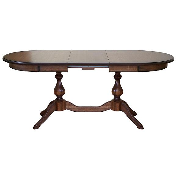 Стол обеденный «Верди» П4.487.4.16 (П106.16), Материал: массив дуба, Цвет: Дуб рустикаль с патинированием