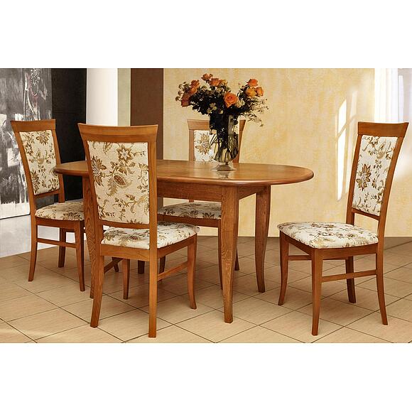 Стол обеденный «Альт» П4.490.4.07 (П285.07), Материал: МДФ+шпон, Цвет: Дуб рустикаль с патинированием