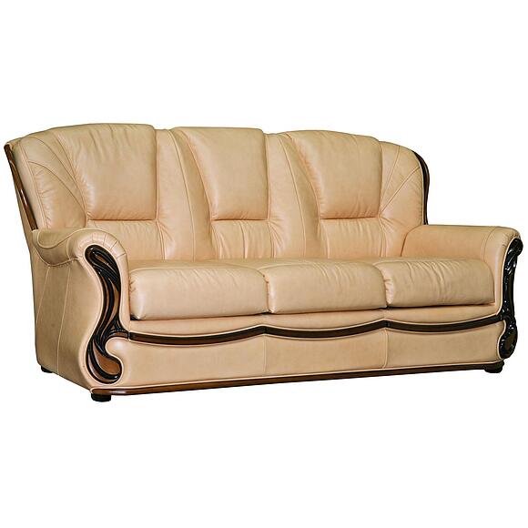 3-х местный диван «Изабель 2» (3m), Материал: натуральная кожа, Группа ткани: 120 группа