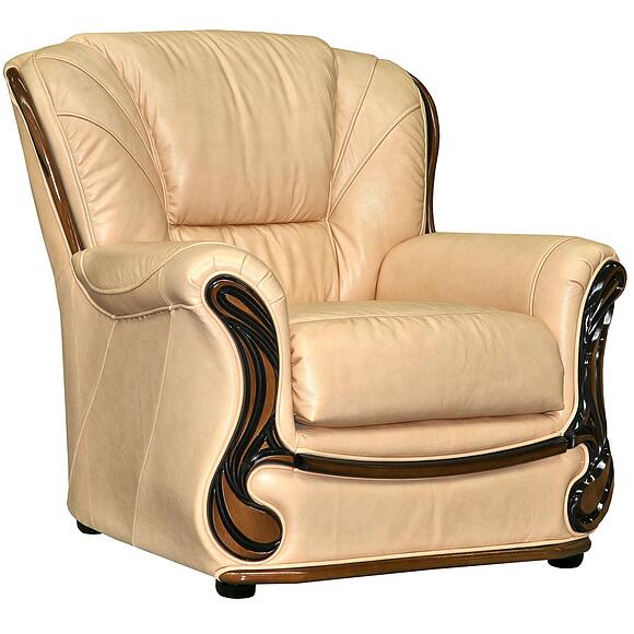 Кресло «Изабель 2» (12), Материал: натуральная кожа, Группа ткани: 120 группа