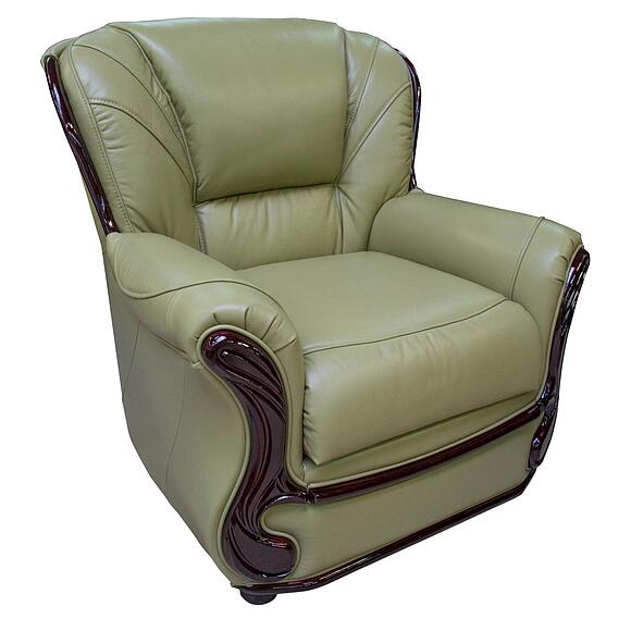 Кресло «Изабель 2» (12), Материал: натуральная кожа, Группа ткани: 120 группа