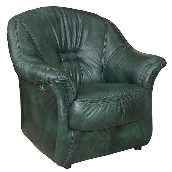 Кресло «Омега» (12), Материал: натуральная кожа, Группа ткани: 120 группа