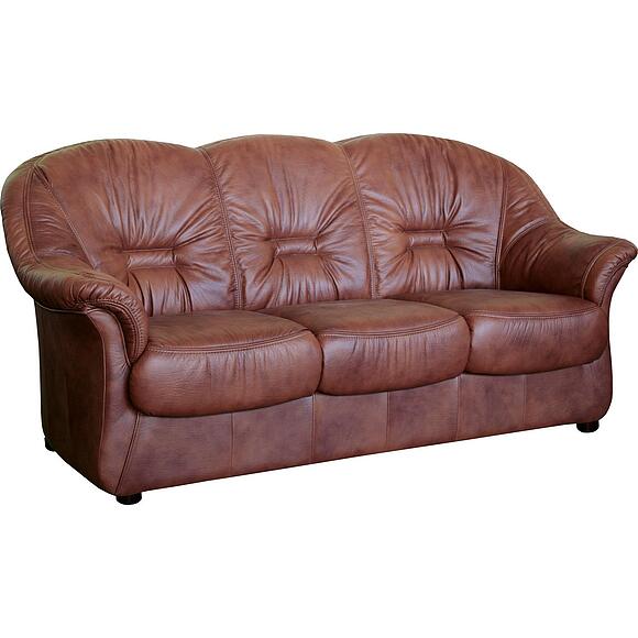 3-х местный диван «Омега» (3m), Материал: натуральная кожа, Группа ткани: 120 группа