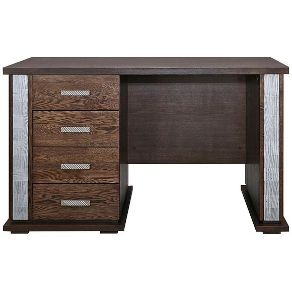 Стол письменный «Тунис» П6.343.2.25-01 (П343.25Ш), Материал: ДСП+шпон, Цвет: Венге с серебром (stol_pism_tunis_p343_25_venge_2.jpg) Стол письменный «Тунис» П6.343.2.25-01 (П343.25Ш), Материал: ДСП+шпон, Цвет: Венге с серебром