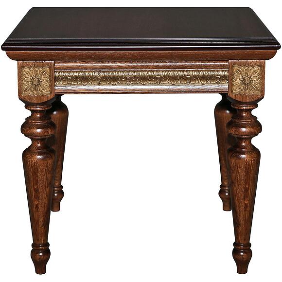 Стол журнальный «Милана 04» П4.265.0.04(299.04), Материал: МДФ+шпон, Цвет: Черешня с золочением