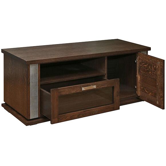 Тумба ТВ «Тунис» П6.343.0.18 (П343.18Ш), Цвет: Венге с серебром (tumba_pod_tv_tunis_p343_18sh_3.jpg) Тумба ТВ «Тунис» П6.343.0.18 (П343.18Ш), Цвет: Венге с серебром