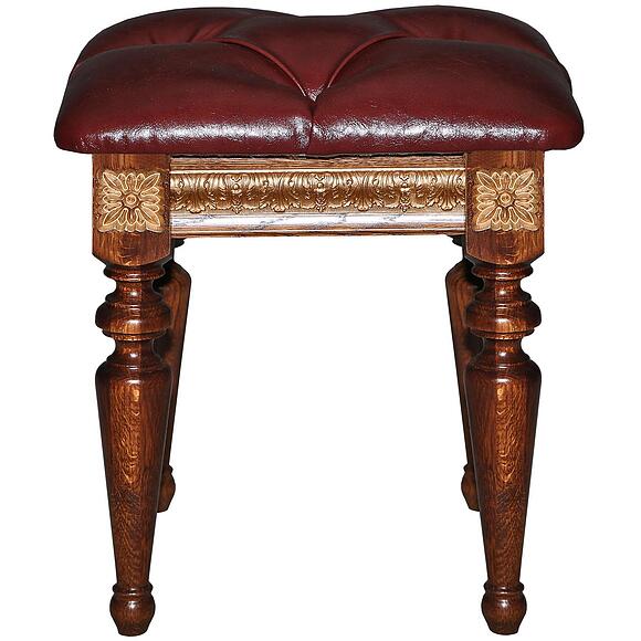 Банкетка «Милана 26» П4.265.1.26(294.26), Материал: ткань, Цвет: Черешня с золочением