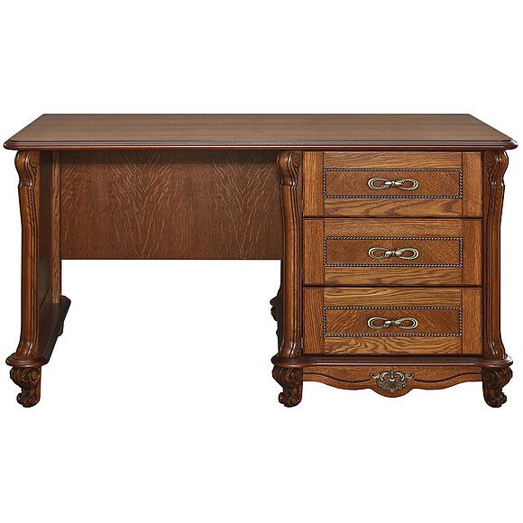 Стол письменный «Алези» П1.350.2.07 (П395.07), Материал: массив дуба, Цвет: Античная бронза (IMG_1770.jpg) Стол письменный «Алези» П1.350.2.07 (П395.07), Материал: массив дуба, Цвет: Античная бронза