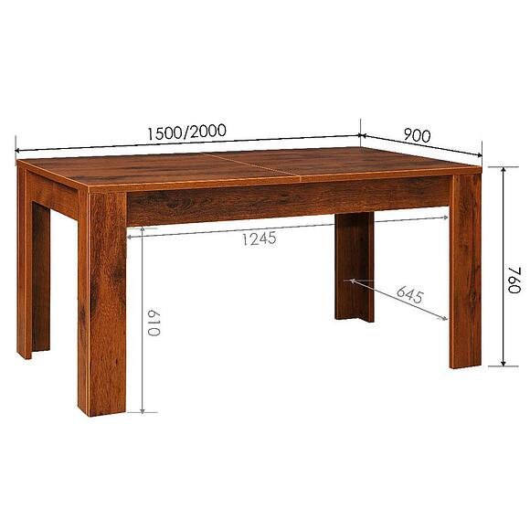 Стол раздвижной «Монако» П6.528.0.09 (П510.09), Материал: ЛДСП, Цвет: Дуб Саттер
