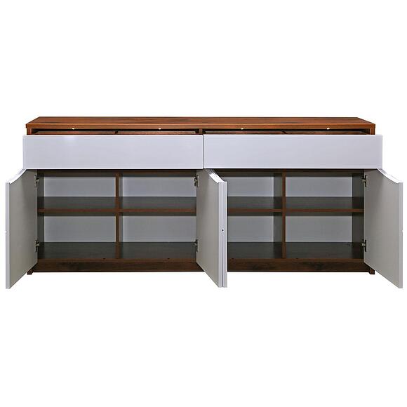 Тумба «Монако» П510.11, Материал: МДФ+ПВХ, Цвет: Дуб Саттер+Белый глянец