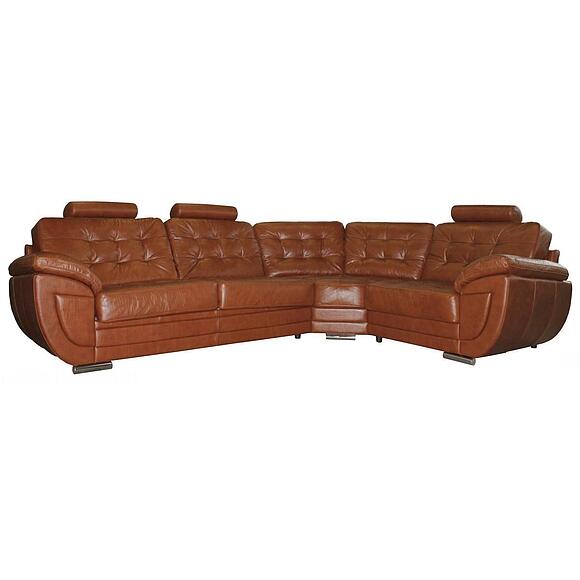 Угловой диван «Редфорд» (3mL/R901R/L), Материал: натуральная кожа, Группа ткани: 120 группа