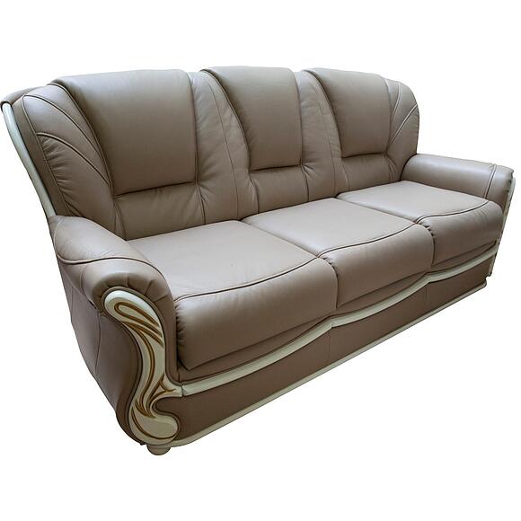 3-х местный диван «Изабель 2» (3m), Материал: натуральная кожа, Группа ткани: 140 группа