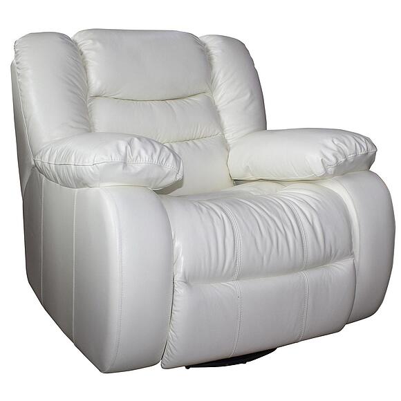 Кресло-реклайнер «Манчестер 1» (1Р), Материал: натуральная кожа, Группа ткани: 120 группа