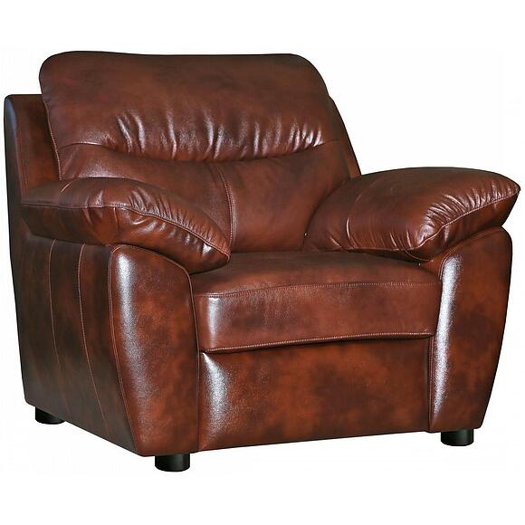 Кресло «Плаза» (12), Материал: натуральная кожа, Группа ткани: 120 группа