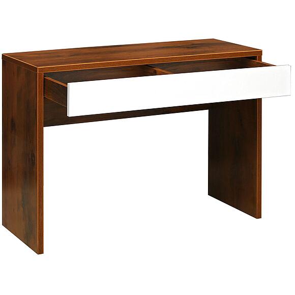 Стол туалетный «Монако» П6.528.1.06 (П528.06), Материал: МДФ+ПВХ, Цвет: Дуб Саттер+Белый глянец