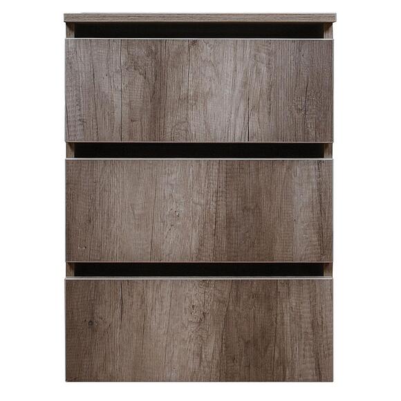 Секция нижняя «Брауни» П7.043.1.21(043.201), Цвет: Дуб Каньон+чёрный