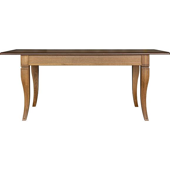 Стол обеденный «Кинг» П4.193.4.02 (П613.02), Материал: массив дуба, Цвет: Дуб рустикаль с патинированием