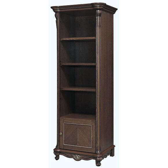 Шкаф «Алези» П1.350.0.22 (П350.22), Материал: массив дуба, Цвет: Табак (P350,22_tabak_oborot.jpg) Шкаф «Алези» П1.350.0.22 (П350.22), Материал: массив дуба, Цвет: Табак