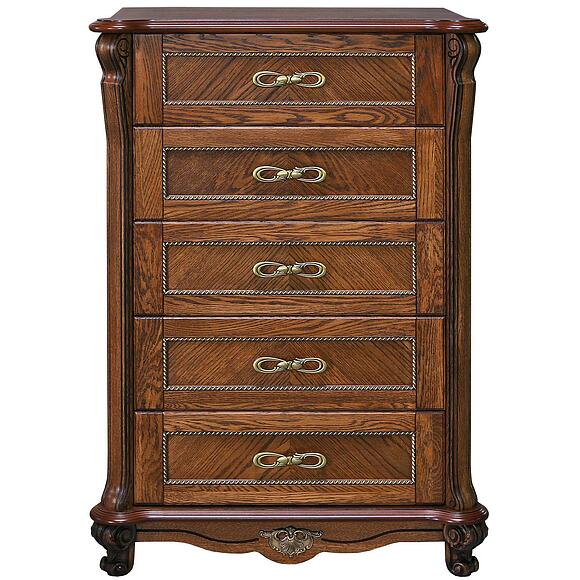 Комод «Алези» П1.350.1.21 (П349.23), Материал: массив дуба, Цвет: Античная бронза