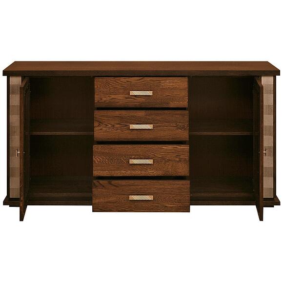 Тумба комбинированная «Тунис» П6.343.0.03 (П343.03Ш), Цвет: Венге с серебром (Venge_s_serebrom_Tumba_kombinirovannaya_Tunis_P343-03SH__.jpg) Тумба комбинированная «Тунис» П6.343.0.03 (П343.03Ш), Цвет: Венге с серебром