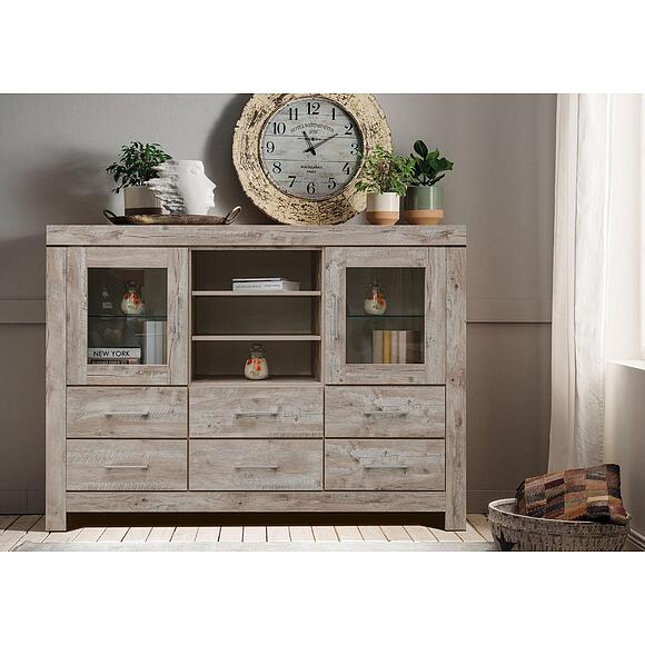 Шкаф «Гранде» П6.606.0.07 (П606.07), Материал: ЛДСП, Цвет: Дуб Юкон