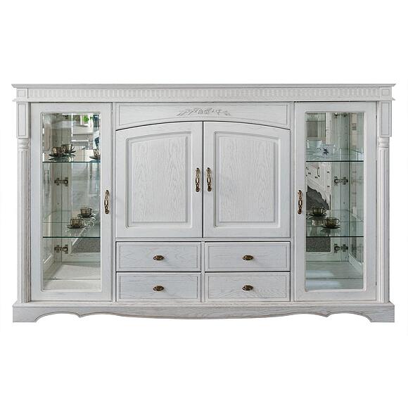 Тумба-бар «Паола» БМ2.671.0.38(2104), Материал: массив дуба, Цвет: Розовый пепел