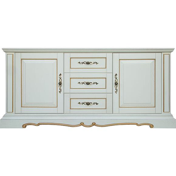 Тумба «Милана 3» П4.265.2.18(396.18), Цвет: Слоновая кость с золочением