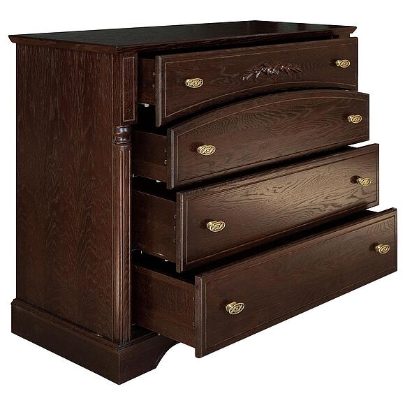 Комод «Паола» БМ2.671.1.31(2161), Материал: массив дуба, Цвет: Горячий шоколад (Komod_Paola-2161_BM671_goryachii_shokolad_.jpg) Комод «Паола» БМ2.671.1.31(2161), Материал: массив дуба, Цвет: Горячий шоколад