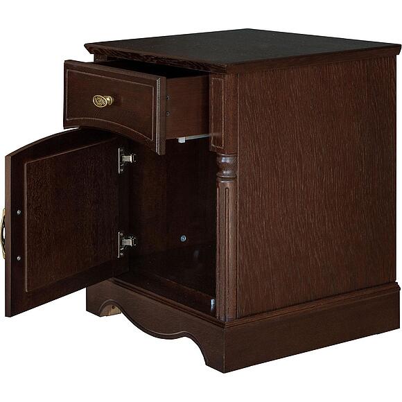 Тумба прикроватная «Паола» БМ2.671.1.30-01(2162-01), Материал: массив дуба, Цвет: Горячий шоколад (Tumba_prikrovatnaya_Paola-2162-01_BM671_goryachii_shokolad_.jpg) Тумба прикроватная «Паола» БМ2.671.1.30-01(2162-01), Материал: массив дуба, Цвет: Горячий шоколад