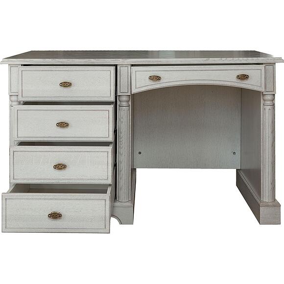 Стол письменный «Паола» БМ2.671.2.46/-01(2170/2170-01), Материал: массив дуба, Цвет: Розовый пепел