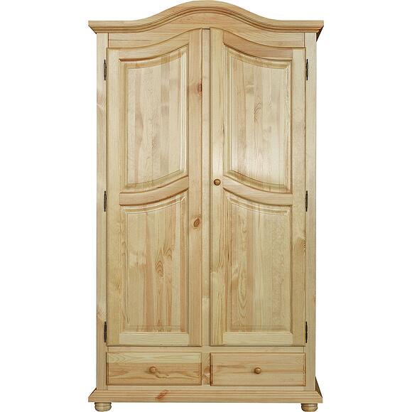 Шкаф для одежды 2д «Лотос» БМ2.701.1.43(2190), Материал: массив сосны, Цвет: Сосна натуральная