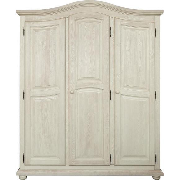 Шкаф для одежды 3д «Лотос» БМ2.701.1.03(1092), Материал: массив сосны, Цвет: Брашированный крем