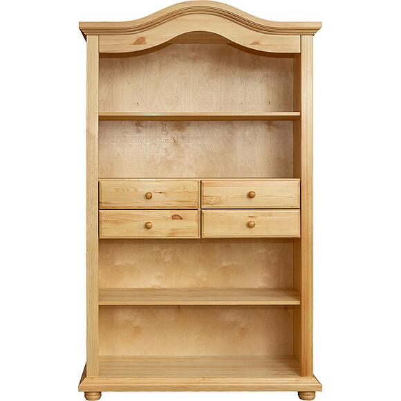 Стеллаж «Лотос» БМ2.701.1.24(2187), Материал: массив сосны, Цвет: Сосна натуральная