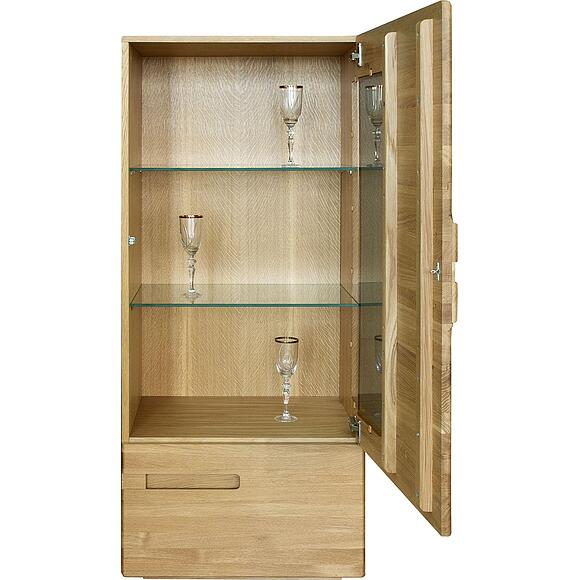 Шкаф с витриной «Хедмарк» БМ2.761.0.78, Материал: массив дуба, Цвет: Дуб натуральный (IMG_5098-kopiya.jpg) Шкаф с витриной «Хедмарк» БМ2.761.0.78, Материал: массив дуба, Цвет: Дуб натуральный