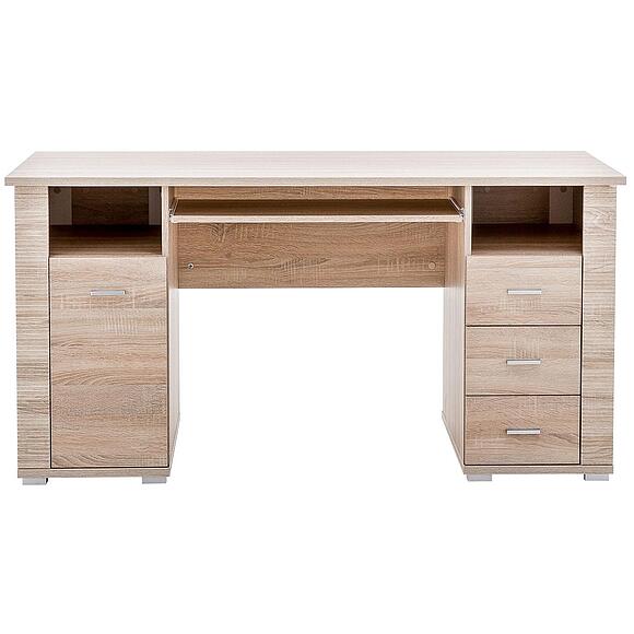Стол письменный 2т «Гресс» П6.501.2.15 (П501.15), Материал: ЛДСП, Цвет: Дуб Сонома светлый