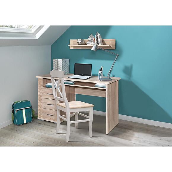 Стол письменный «Гресс» П6.501.2.23-01 (П501.23), Материал: ЛДСП, Цвет: Дуб Сонома светлый