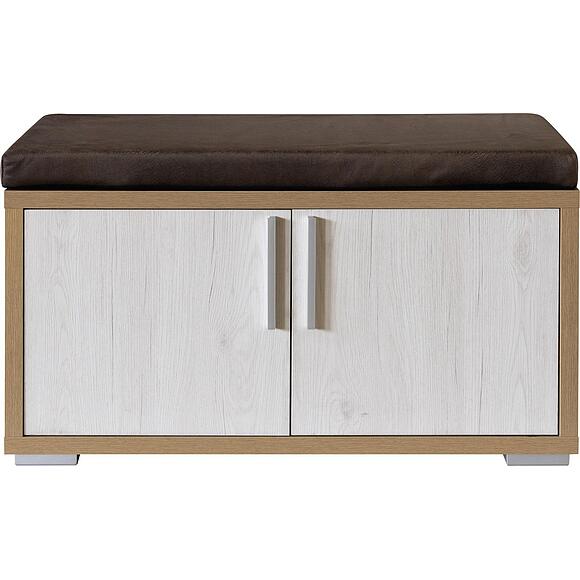 Тумба для обуви «Верес» П3.564.3.09(564.09), Материал: ЛДСП, Цвет: Дуб бордо лайт+Дуб каньон