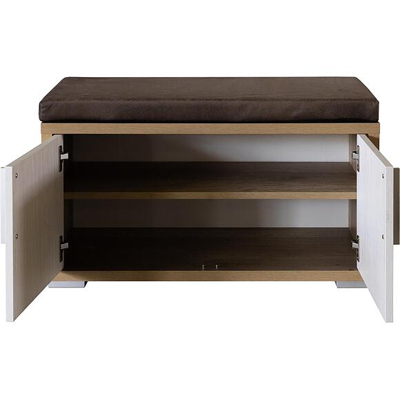 Тумба для обуви «Верес» П3.564.3.09(564.09), Материал: ЛДСП, Цвет: Дуб бордо лайт+Дуб каньон