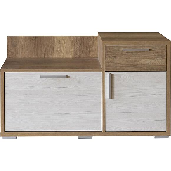 Тумба для обуви «Верес»  П3.564.3.05(564.05), Материал: ЛДСП, Цвет: Дуб бордо лайт+Дуб каньон