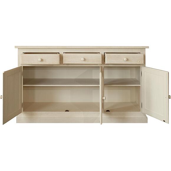 Тумба 3д «Лотос» БМ2.701.4.36(1075), Цвет: Брашированный крем