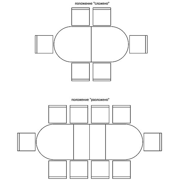 Стол обеденный «Атлант» П4.191.4.01 (П191.01), Материал: МДФ+шпон, Цвет: Дуб рустикаль с патинированием