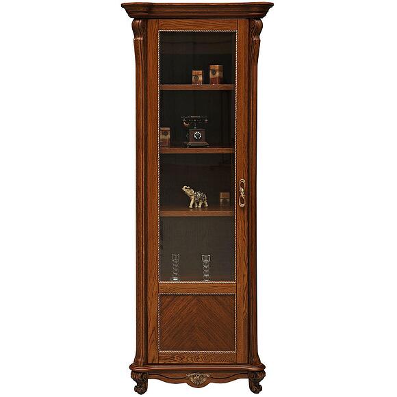 Шкаф «Алези» П1.350.0.23/П1.350.0.23-01 (П350.23/П350.23-01), Материал: массив дуба, Цвет: Античная бронза (p350-23-01.jpg) Шкаф «Алези» П1.350.0.23/П1.350.0.23-01 (П350.23/П350.23-01), Материал: массив дуба, Цвет: Античная бронза