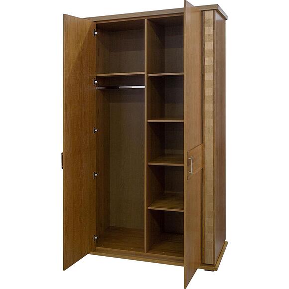 Шкаф для одежды «Тунис» П6.343.1.06 (П344.06), Материал: массив дуба, Цвет: Медовый с золочением (4J4A1376.jpg) Шкаф для одежды «Тунис» П6.343.1.06 (П344.06), Материал: массив дуба, Цвет: Медовый с золочением