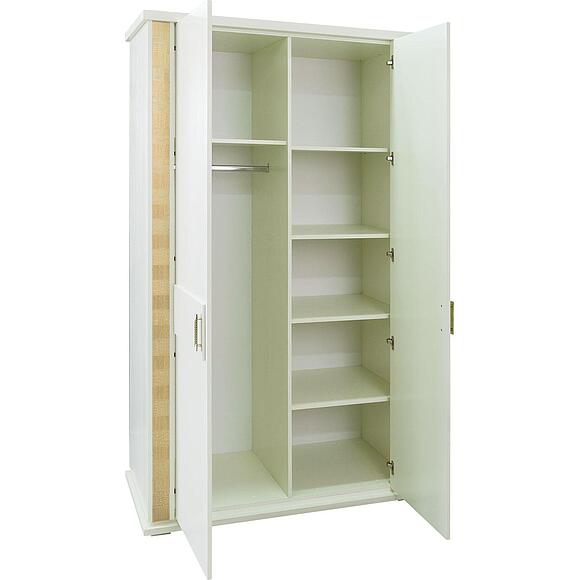 Шкаф для одежды «Тунис» П6.343.1.06 (П344.06), Материал: массив дуба, Цвет: Слоновая кость с золочением (4J4A1310.jpg) Шкаф для одежды «Тунис» П6.343.1.06 (П344.06), Материал: массив дуба, Цвет: Слоновая кость с золочением